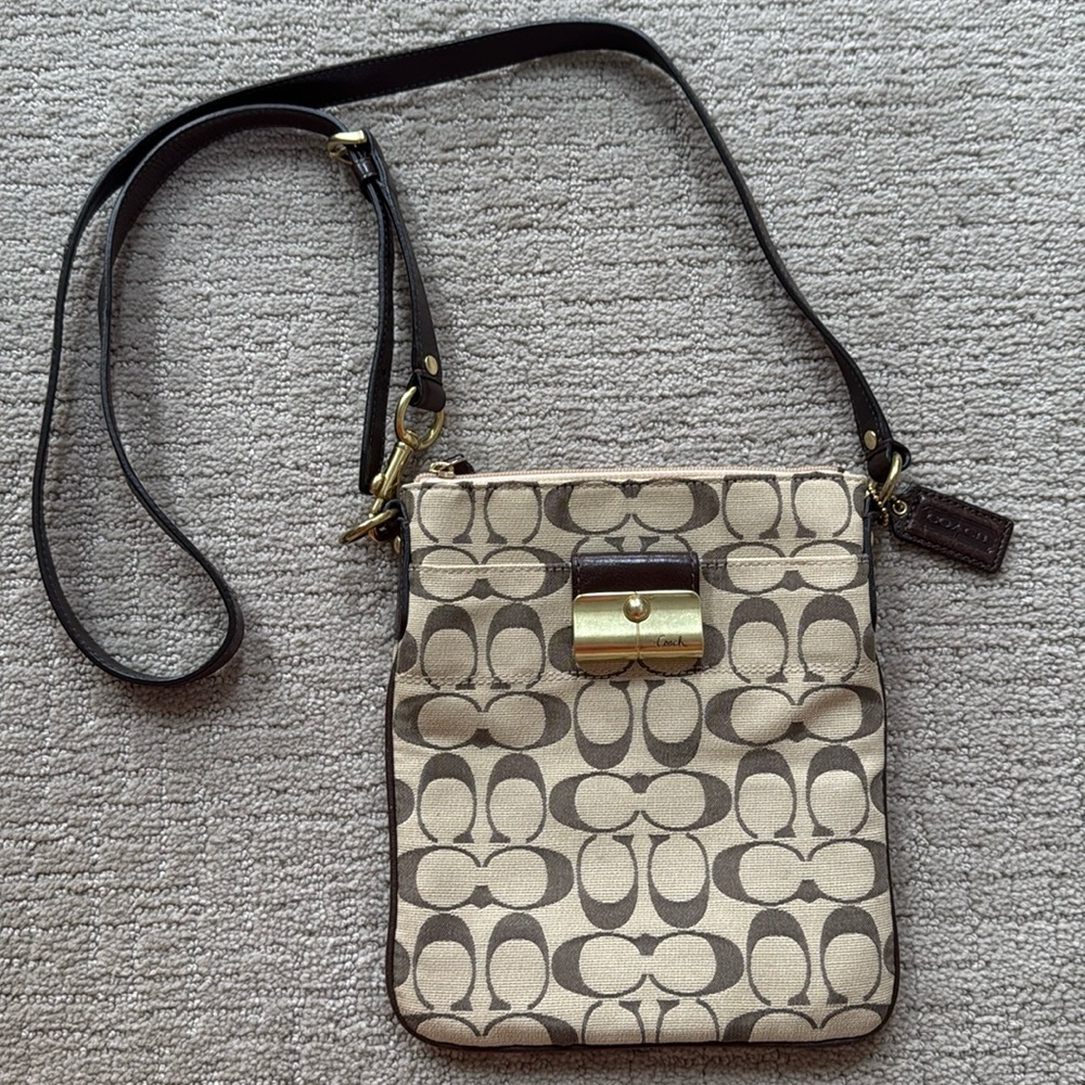 Coach cross body purse